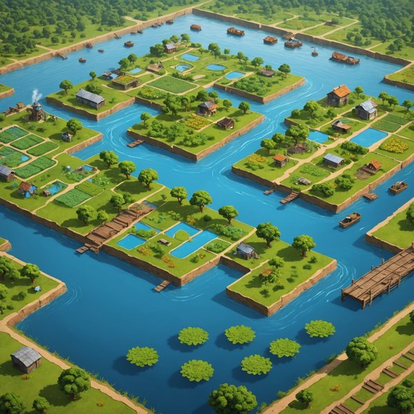 Comment un jeu de stratégie peut-il intégrer des éléments de gestion de l'eau pour sensibiliser à la durabilité?